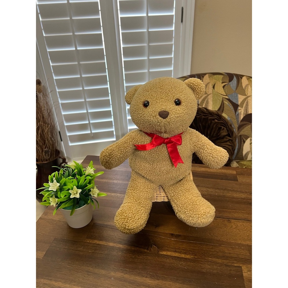 Vintage Dakin Makin Friends Teddy Bear Plush Stuffed Animal 15" Cuddly Cute‎